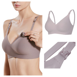 Biustonosz ciążowy stanik bezszwowy do karmienia