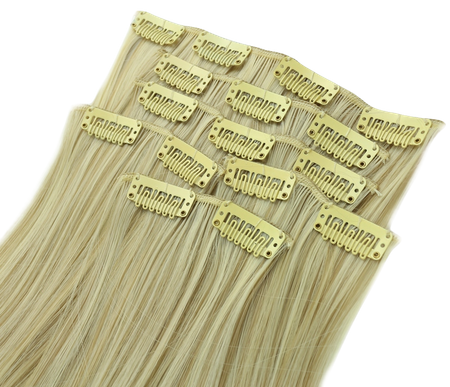 Doczepiane włosy clip-in jak naturalne 60cm 6 taśm