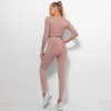 Komplet sportowy legginsy bezszwowe + top