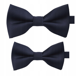 Zestaw muszek dla taty i syna - granatowe