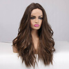 Peruka długa brązowa falowana lace front