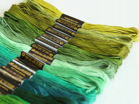 Mulina do haftowania kolorowa 100 szt