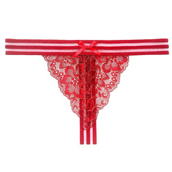 Stringi paseczki majtki haft szeroka gumka