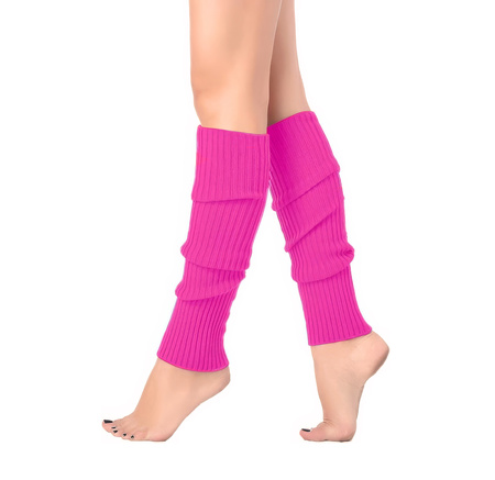 Strój zestaw lata 80. neonowy spodenki body frotka