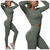 Komplet zestaw sportowy legginsy + top 