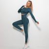 Komplet sportowy legginsy bezszwowe + top
