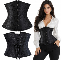 Gorset modelujący talię underbust - czarny