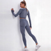 Komplet zestaw sportowy legginsy bezszwowe + top 