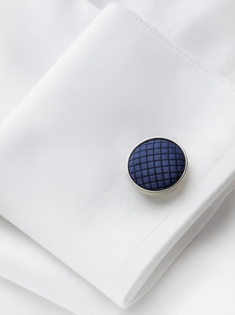 Spinki do mankietów - granatowe