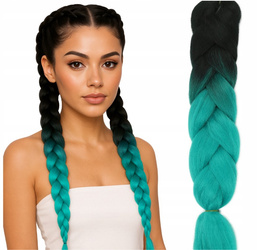 Włosy syntetyczne warkoczyki dredy ombre