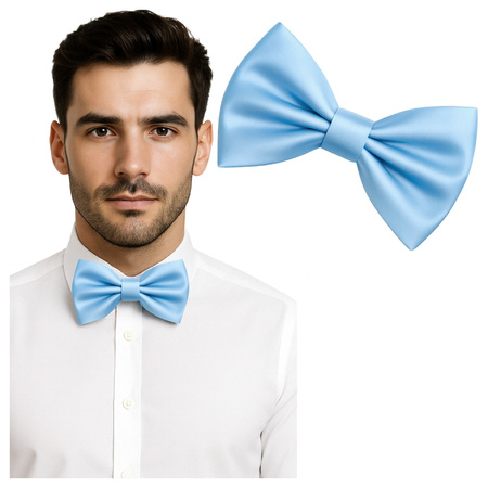 Muszka męska - jasnoniebieska