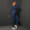 Komplet zestaw sportowy legginsy + top 