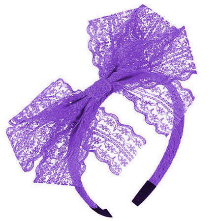 Strój zestaw lata 80. fioletowy 