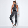 Komplet sportowy legginsy bezszwowe + top 