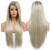 Peruka blond prosta lace front
