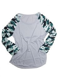 Bluzka damska moro z długim rękawem