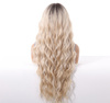 Peruka długa lace front blond fale