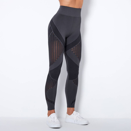 Legginsy sportowe siłownia fitness wysoki stan 