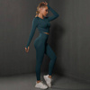 Komplet zestaw sportowy legginsy + top 
