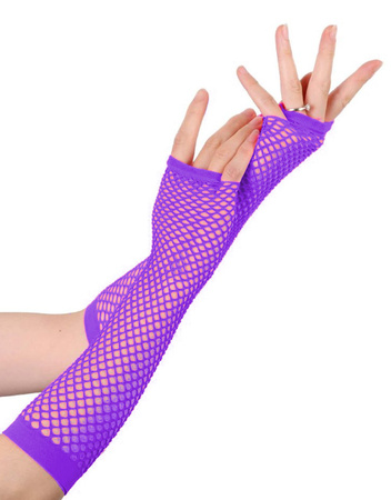 Strój zestaw lata 80. fioletowy 