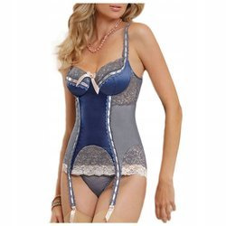 Halka damska z troczkami komplet stringi