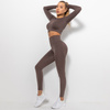 Komplet sportowy legginsy bezszwowe + top