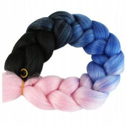 Włosy syntetyczne warkoczyki dredy ombre