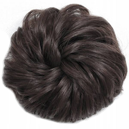 Doczepiany kok na gumce naturalne włosy 