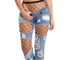 Rajstopy kabaretki duże oczka (czarne)