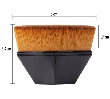 Gęsty pędzel do podkładu jednolity miękki makijaż