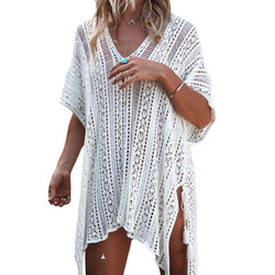 Ażurowe pareo plażowe boho