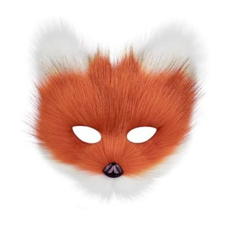 Przebranie lisa ogon pluszowa maska łapki na karnawał