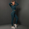 Komplet zestaw sportowy legginsy + top 