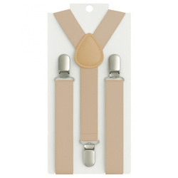 Szelki dziecięce 2,5 cm beżowy