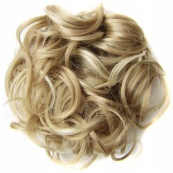 Doczepiany kok na gumce treska gęste włosy