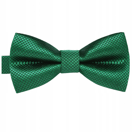 Muszka dziecięca w drobną kratkę - zielona