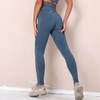 Legginsy fitness sportowe wysoki stan dziury 