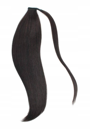 Doczepiany kucyk kitka proste naturalne włosy 40 cm