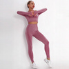 Komplet zestaw sportowy legginsy bezszwowe + top 