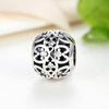 Zawieszka do bransoletki charms do pandora - kwiaty ażur