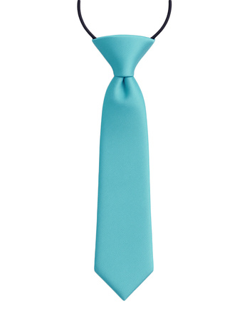 Krawat dziecięcy na gumce - niebieski