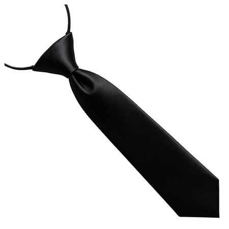 Krawat dziecięcy na gumce - czarny