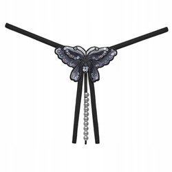 Stringi paseczki majtki haft motyl