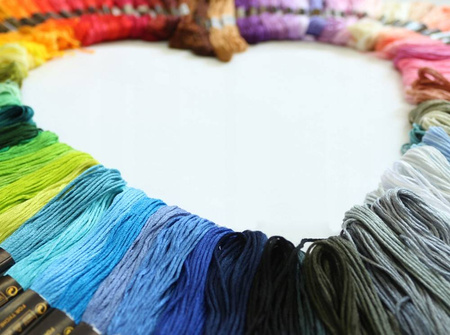 Mulina do haftowania kolorowa 100 szt