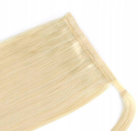 Doczepiany kucyk kitka proste naturalne włosy 40 cm