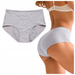 Majtki menstruacyjne szare nieprzeciekające