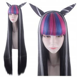 Peruka długa Ibuki Mioda Danganronpa cosplay