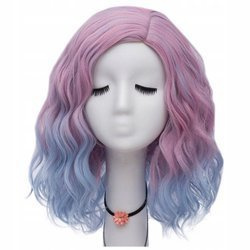 Peruka cosplay falowana anime do ramion