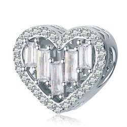 Zawieszka do bransoletki charms do pandora - serce