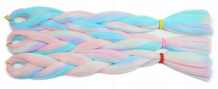 Włosy syntetyczne warkoczyki dredy ombre